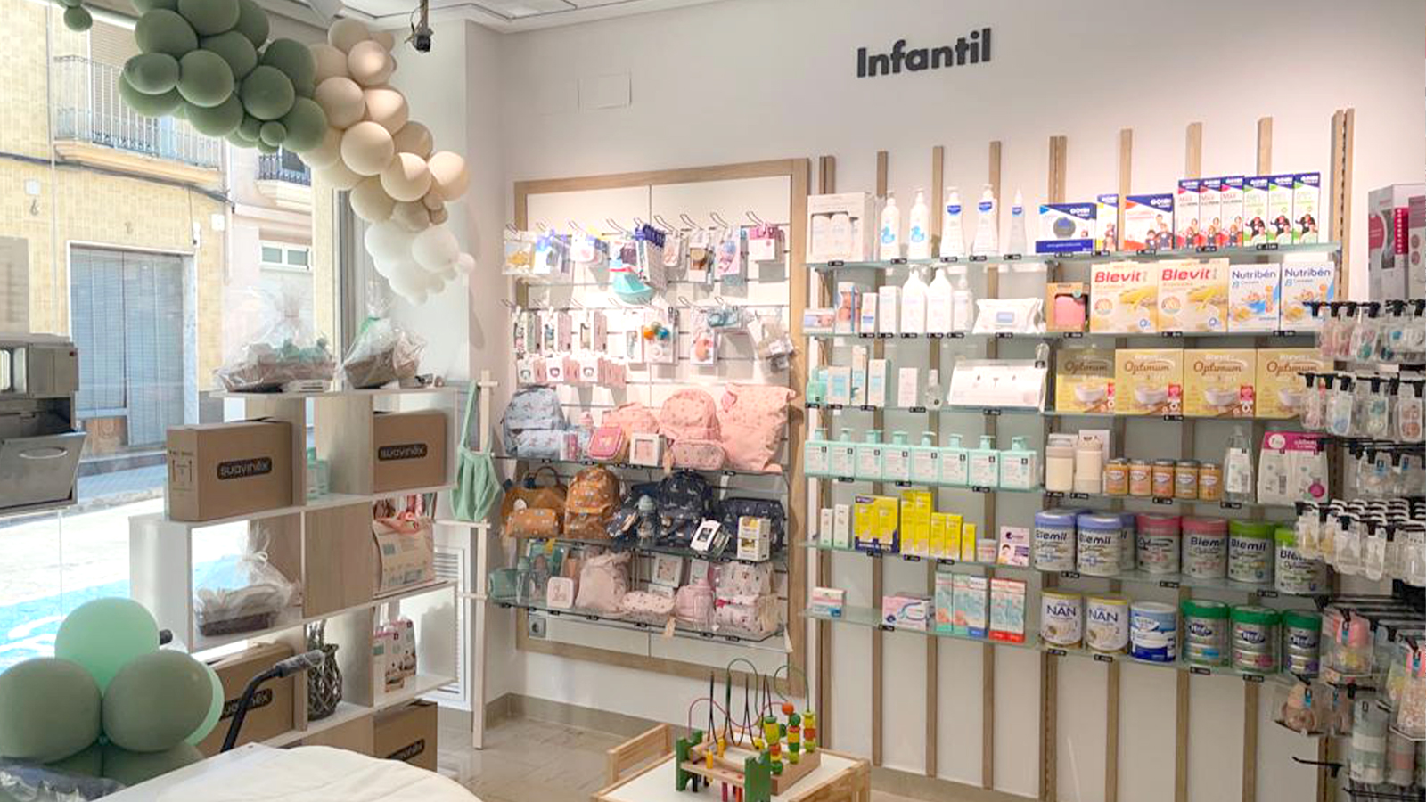 Farmacia Andrea Úbeda en Castellón sección infantil